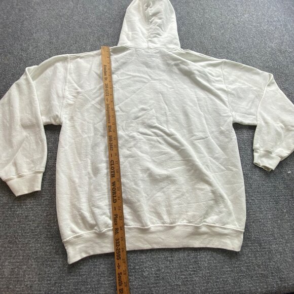 Myrtle Beach SC Hoodie Women L White Keep It Salty Pailey Turtle Gildan Souvenir - Picture 8 of 12